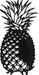 A black and white image of a pineapple

AI-generated content may be incorrect.