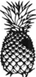 A black and white image of a pineapple

AI-generated content may be incorrect.